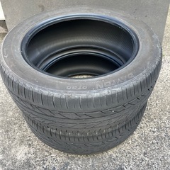 513-1)はめ替え込み！215/55R17 中古2本セット！D...