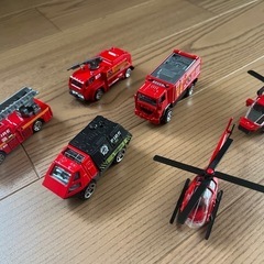 レスキュー隊セット ミニカー　6台　