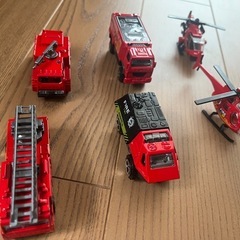 レスキュー隊セット ミニカー　6台　の画像