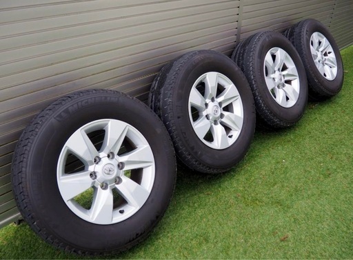 プラド 後期 純正 17インチホイールミシュランタイヤセット