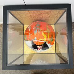 i2289A 姫だるま 錦だるま 置物 縁起物 ひな人形 大型 日本文化 古風 飾り物 和風 昭和レトロの画像
