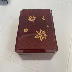 K2505-283 和風 弁当箱  2段 キズ汚れ有り