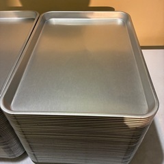 【業務用アルミバット80枚（トレー）大量まとめ売り】 飲食店やイベント・仕込み作業に最適！  の画像