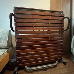 ※週末引取り限定4500円※折りたたみシングルベッド