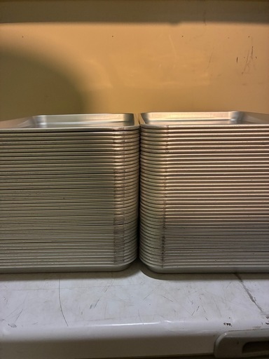 【業務用アルミバット30枚
（トレー）大量まとめ売り】 飲食店やイベント・仕込み作業に最適！