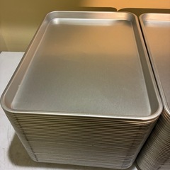 【業務用アルミバット30枚
（トレー）大量まとめ売り】 飲食店やイベント・仕込み作業に最適！  の画像