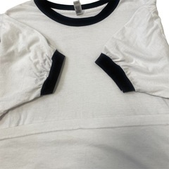 American Apparel リンガーネックtシャツ Lsize  の画像