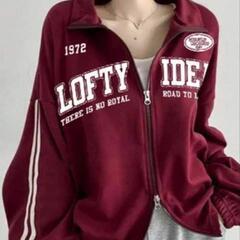新品▶️ダブルジッパー▶️ジャージ風トップス▶️女性Lサイズ