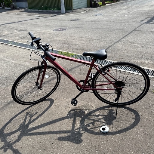 交渉中　700ccクロスバイク（ワインレッド）