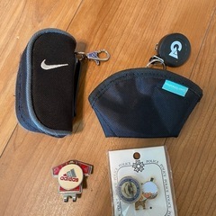 TaylorMadeゴルフキャップ、NIKEバイザー、ボールポーチなど諸々セット
の画像