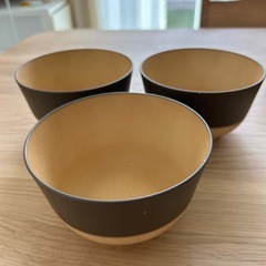 3つまとめ売り　食洗機対応丼ぶり【やさしい彩り】