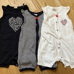 【決定済】女の子夏服60〜70センチ3点
