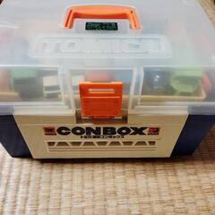 トミカ　建設コンボックス　ミニカー付きの画像