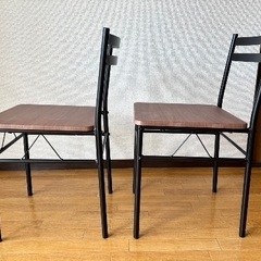椅子/ダイニングチェア  2脚セットの画像