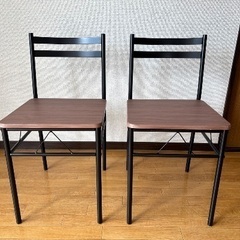 椅子/ダイニングチェア  2脚セットの画像