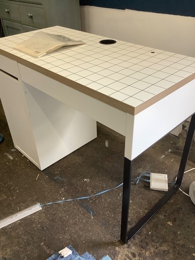 IKEA MICKE ミッケ デスク, ホワイト/チャコール, 105x50 cm IKEA MICKE ミッケ デスク, ホワイト/チャコール, 105x50 cm
