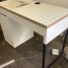 IKEA MICKE ミッケ デスク, ホワイト/チャコール, ...