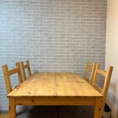 IKEAテーブル椅子セット！早い者勝ちレンタルスペース撤退大放出の画像