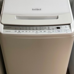 送料・設置込み可　洗濯機　8kg HITACHI 2020年【分...
