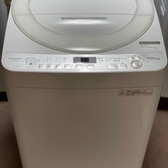送料・設置込み可　洗濯機　7kg SHARP 2018年【分解ク...
