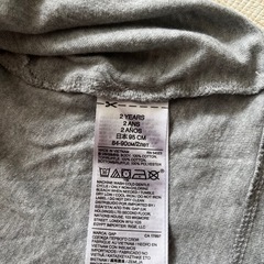 GAP フリル ドット ノースリーブトップス 95 グレーの画像