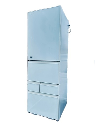 東芝 ベジータ 411L 5ドア 冷蔵庫 GR-M41GXV(EC) 右開き