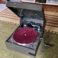 Columbia G-45 ポータブル蓄音機　オイル　グリスアッ...