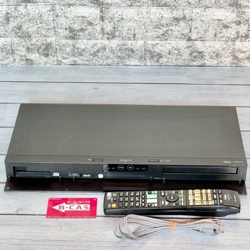 HDDジャンク品 シャープ「アクオス・ブルーレイ」1TB・2チューナー搭載