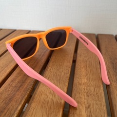 子供用サングラス amabro ハニーサングラス UVカット アマブロ HONEY SUNGLASSES オレンジの画像