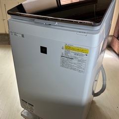 【10kgプラズマクラスター搭載】SHARP2019年製洗濯乾燥機