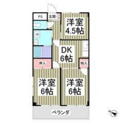 💙💜フリーレント1ヶ月付き💜💙敷礼ゼロ🎶バストイレ別✨スーパーコ...