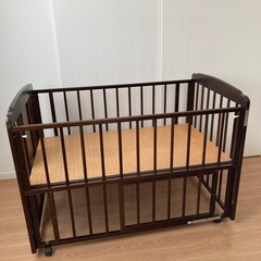 KATOJI 木製ベビーベッド 下段収納付き　岡山市　 倉敷市 4930969020206_v.jpg