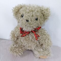 くま クマ テディベア ぬいぐるみ ホワイト ベージュ 大 小 2個