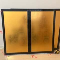【値段交渉可】屏風　金屏風　五月人形　びょうぶ