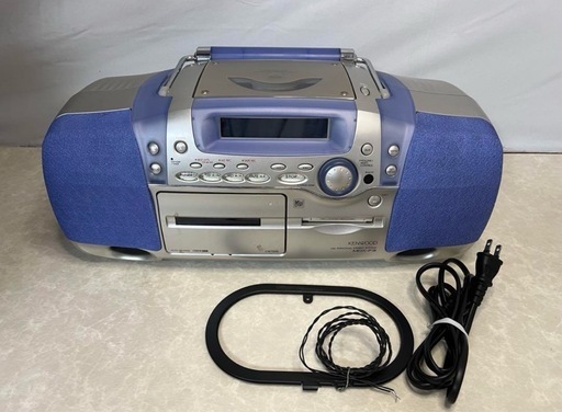 完動品 KENWOOD MDX-F3 CD MD AM/FMラジオ　ラジカセ KENWOOD CD MD AM/FM ラジオ ラジカセ MDX-F3 - メルカリ