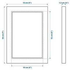 IKEA　フレーム　３点セット　フィスクボー　の画像