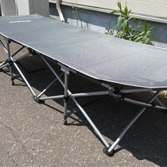 お引取り限定 美品 KingCamp キングキャンプ OAKコット サマーベッド KC2026 オックスフォードメッシュ生地 グレー の画像