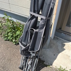 お引取り限定 美品 KingCamp キングキャンプ OAKコット サマーベッド KC2026 オックスフォードメッシュ生地 グレー の画像