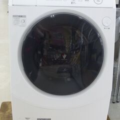 SHARP　ドラム式洗濯機　洗濯容量10.0㎏　乾燥容量6.0㎏　2023年製　ES-H10G-WLの画像