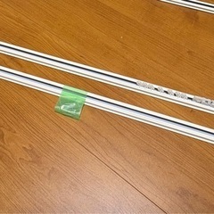 【新品】カーテンレール 1.1〜2m ダブル 白 付属品全部付いてますの画像