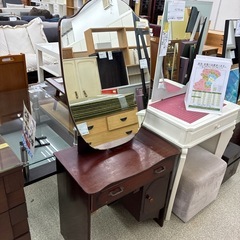 ドレッサー　※椅子なし、シミあり　TJ11898