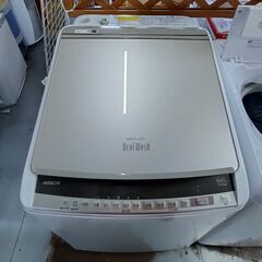 【リサイクルストアスターズ吉野店】【中古品】日立　全自動洗濯機　ビートウォッシュ　BW-DV80E　8kg　2020年式の画像