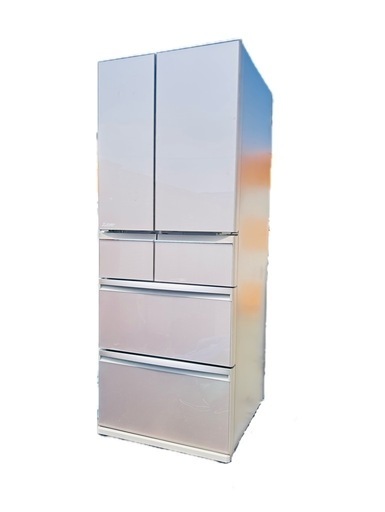 2020年製!!6ドア観音開き冷蔵庫 MR-WX47LF-F1 冷蔵庫 470L