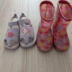 【12〜15センチ】女の子用　子ども靴　まとめ売り　5足の画像