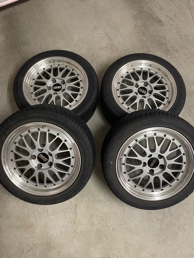 BBS LM 17インチ フロント8J リア9J ECR33-TypeM