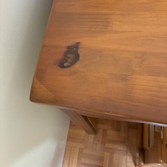 学習机　椅子・棚付き　木製の画像