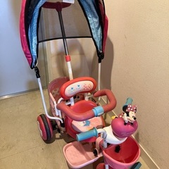 ミニーマウス　三輪車