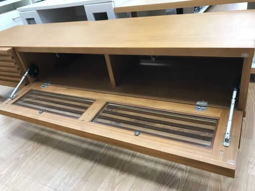 ☆ジモティー割あり☆KJ10060 三環ジャパン TV台 ナチュラル H37