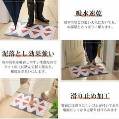 玄関マット 足拭きマット 幅73X奥行43cm 屋外 室内 滑り止め 泥落とし 洗える 軽量 防音 吸水 丸洗い お手入れ簡単 エントランスマット お風呂マット ドアマット 業務用 家庭用 オフィス お店の画像