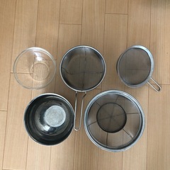 ボールとザル